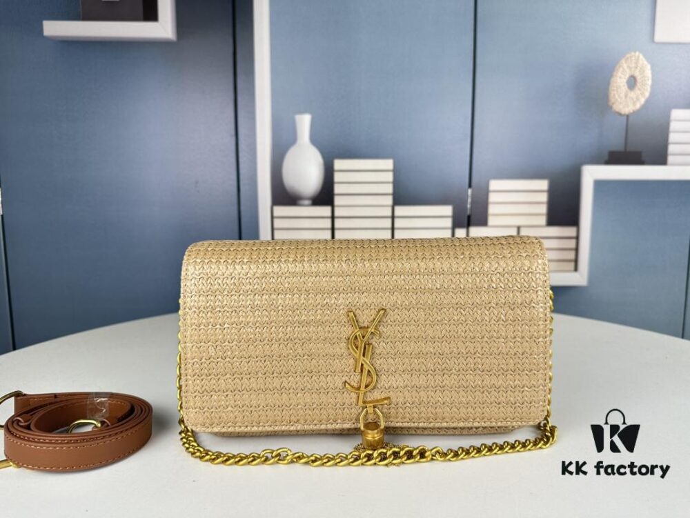 Bestseller YSL New Raffia Woven Tassel Bag! Summer Beach Joy