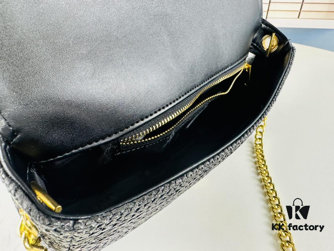 Bestseller YSL New Raffia Woven Tassel Bag! Summer Beach Joy