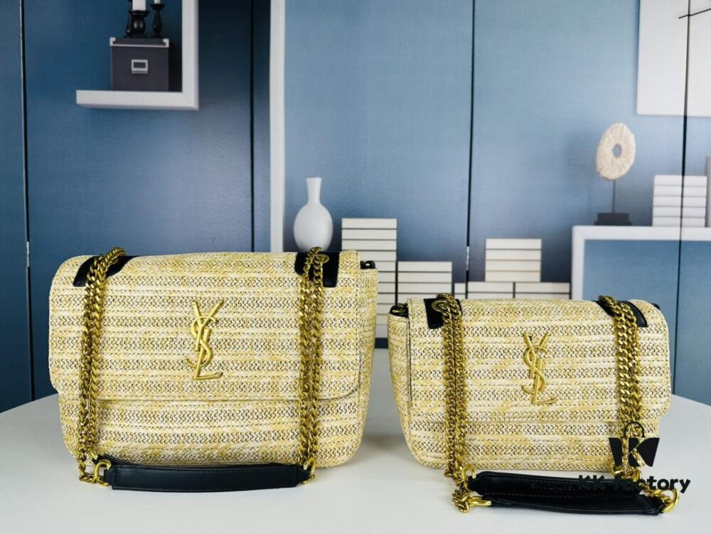 Bestselling Large YSL Raffia Bag Niki Style – Simply Stunning