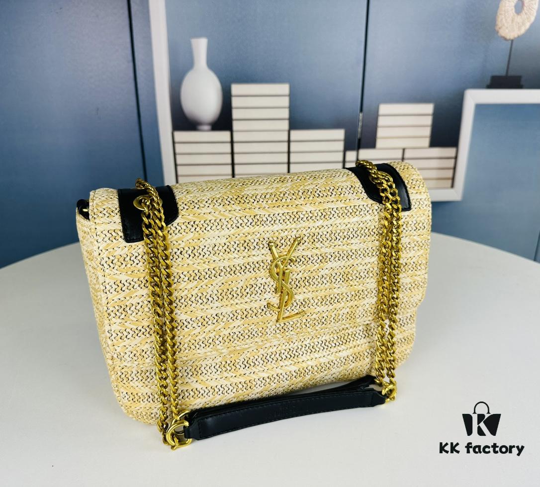 Bestselling Large YSL Raffia Bag Niki Style – Simply Stunning