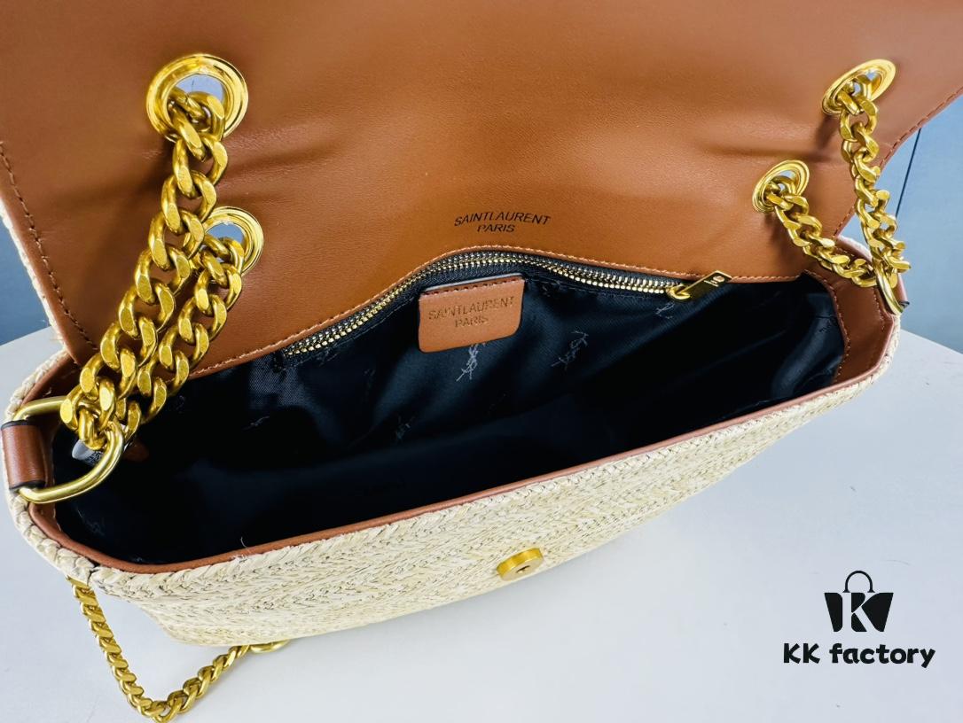 Bestselling Large YSL Straw Bag Niki Woven Bag 962389