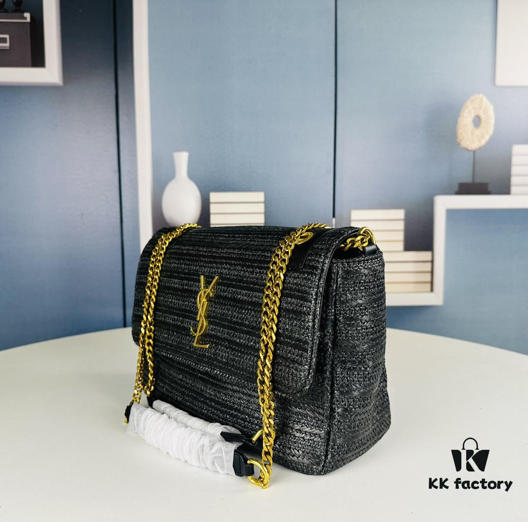 Bestselling Large YSL Raffia Bag Niki Style – Artistic and Elegant, Perfect for Everyday Wear