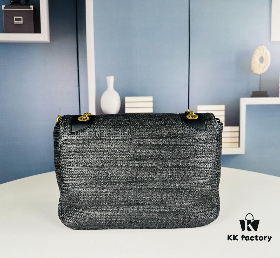 Bestselling Large YSL Raffia Bag Niki Style – Artistic and Elegant, Perfect for Everyday Wear