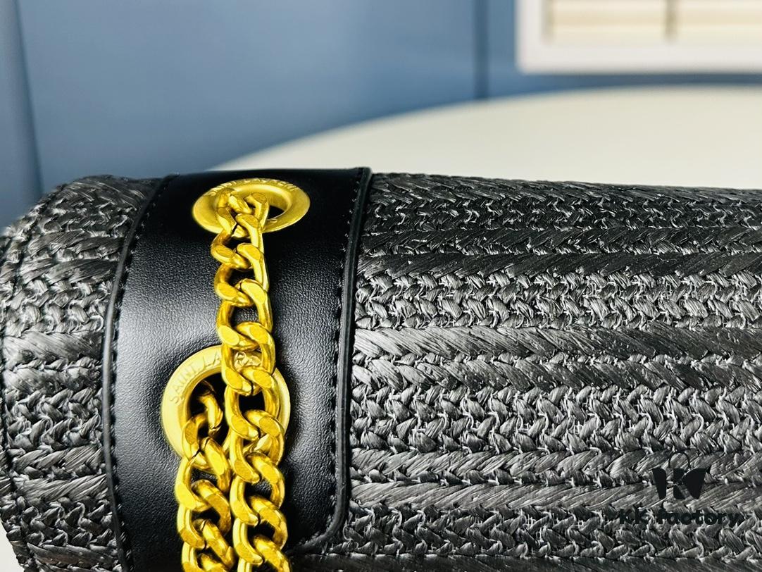 Bestselling Large YSL Raffia Bag Niki Style – Artistic and Elegant, Perfect for Everyday Wear