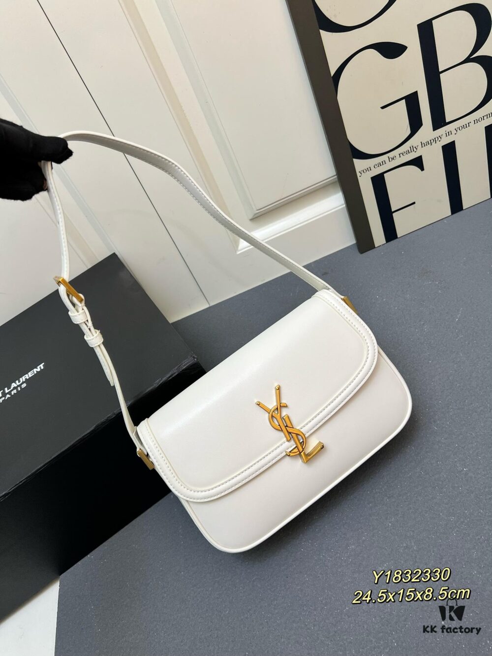 YSL Le Cassandra Box Leather Handbag – The Latest 'Tofu Bag' in Soft Lambskin, Adjustable Strap, Vintage-inspired Style