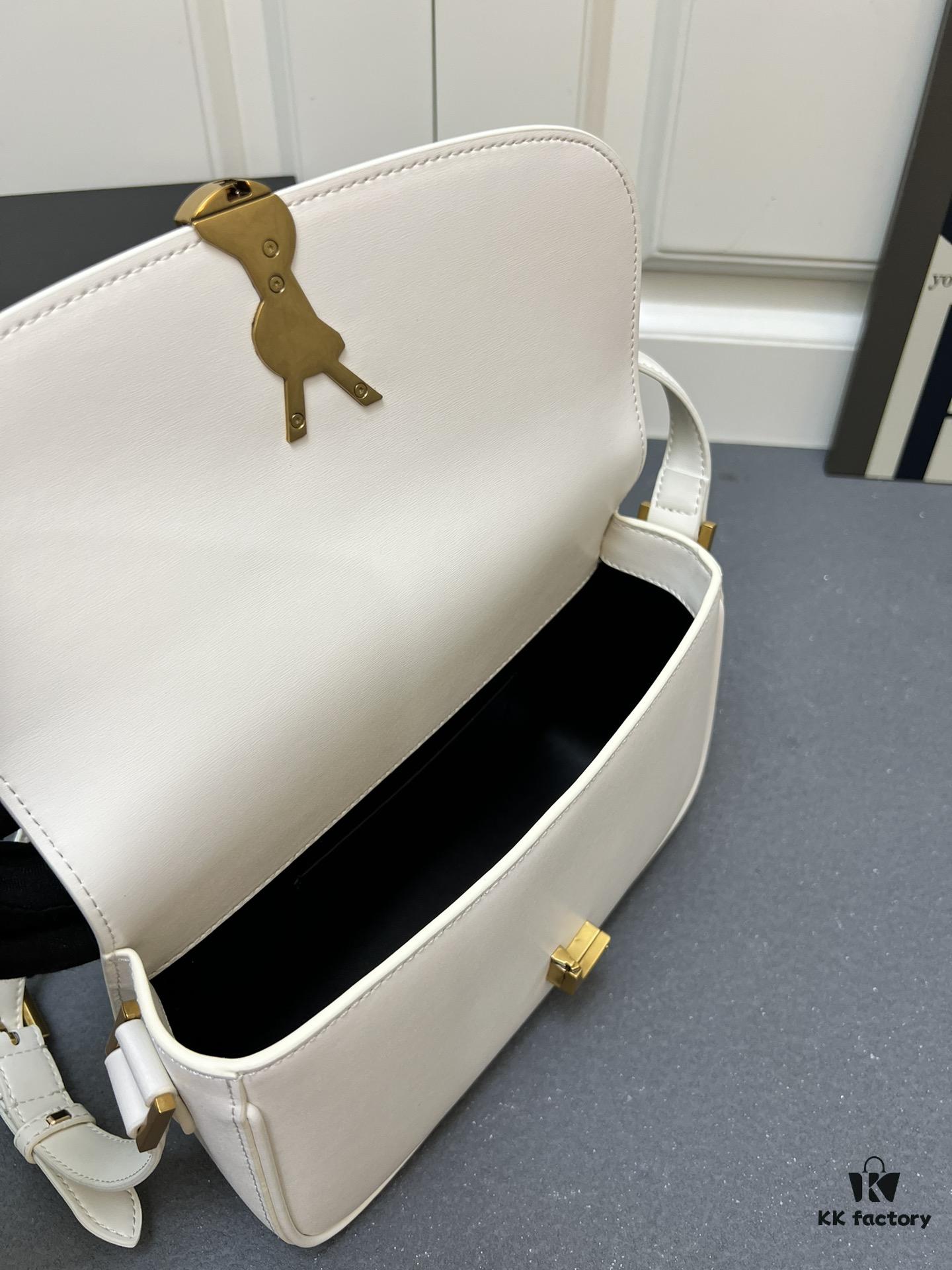 YSL Le Cassandra Box Leather Handbag – The Latest 'Tofu Bag' in Soft Lambskin, Adjustable Strap, Vintage-inspired Style