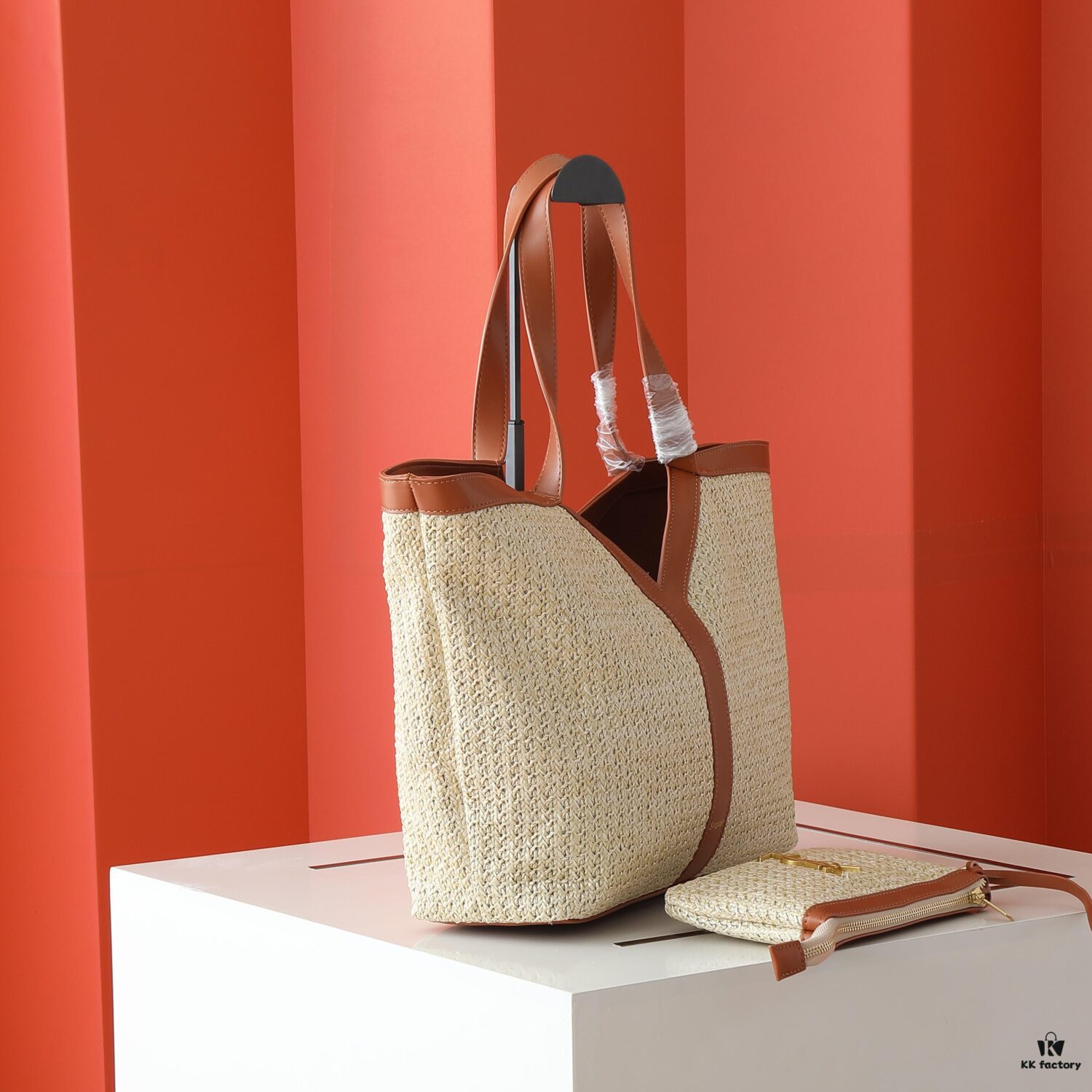 YSL Saint Laurent Rattan Mother & Daughter Tote Bag 💕