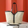 YSL Saint Laurent Raffia Mother-and-Child Tote Bag, Size: 50, 31, 11, Model 2509