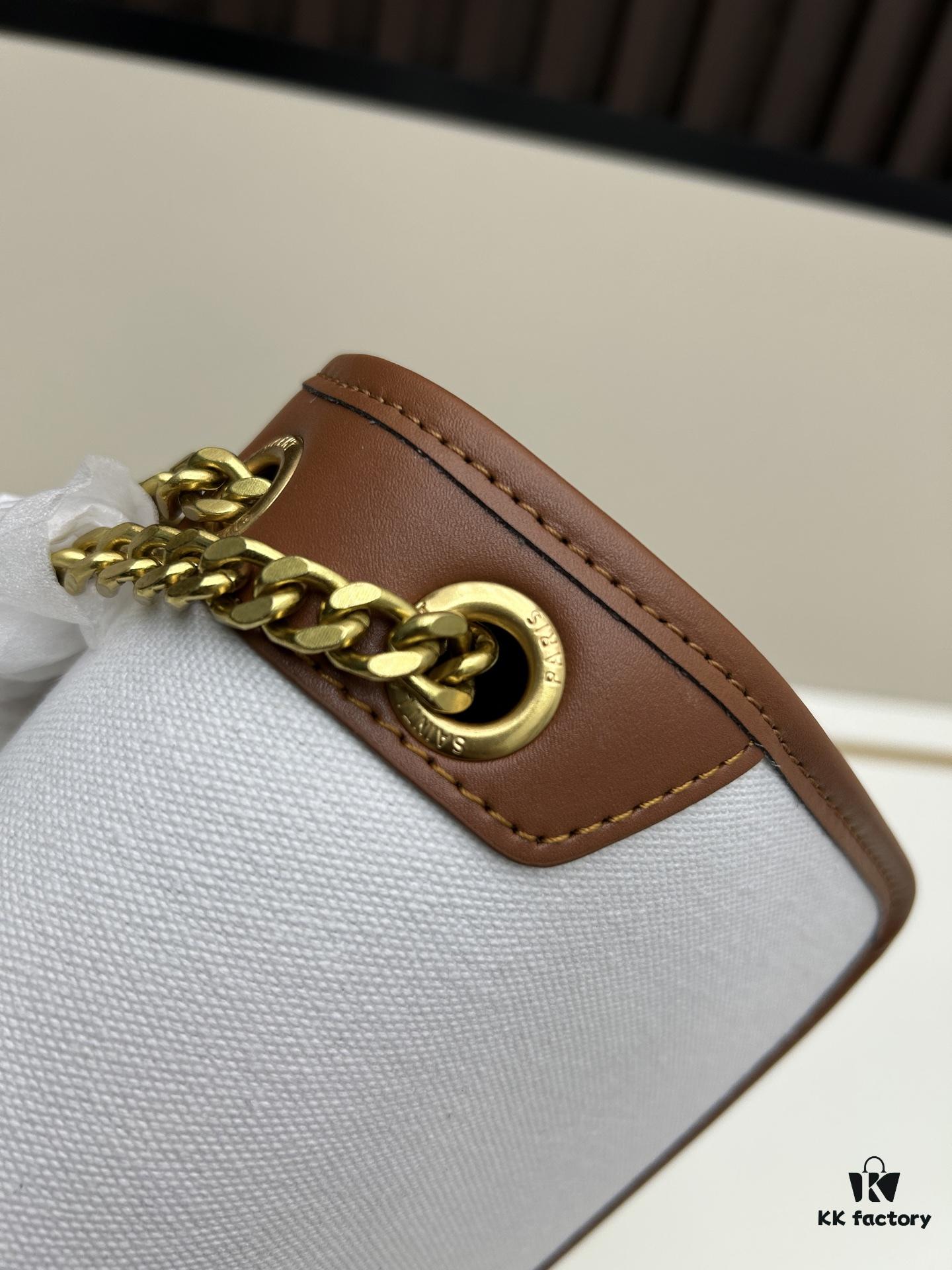 New Large YSL Niki Linen-Style Crossbody Bag Shoulder Bag with Box