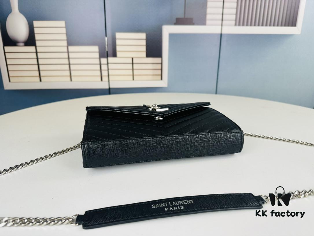 YSL Luxurious Caviar Envelope Woc Bag