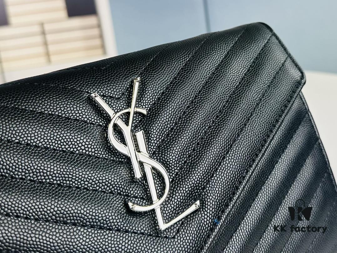 YSL Luxurious Caviar Envelope Woc Bag