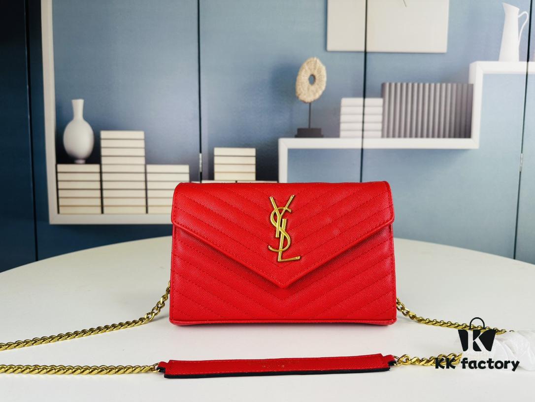 YSL Luxury Caviar Envelope WOC Bag ✨🤍