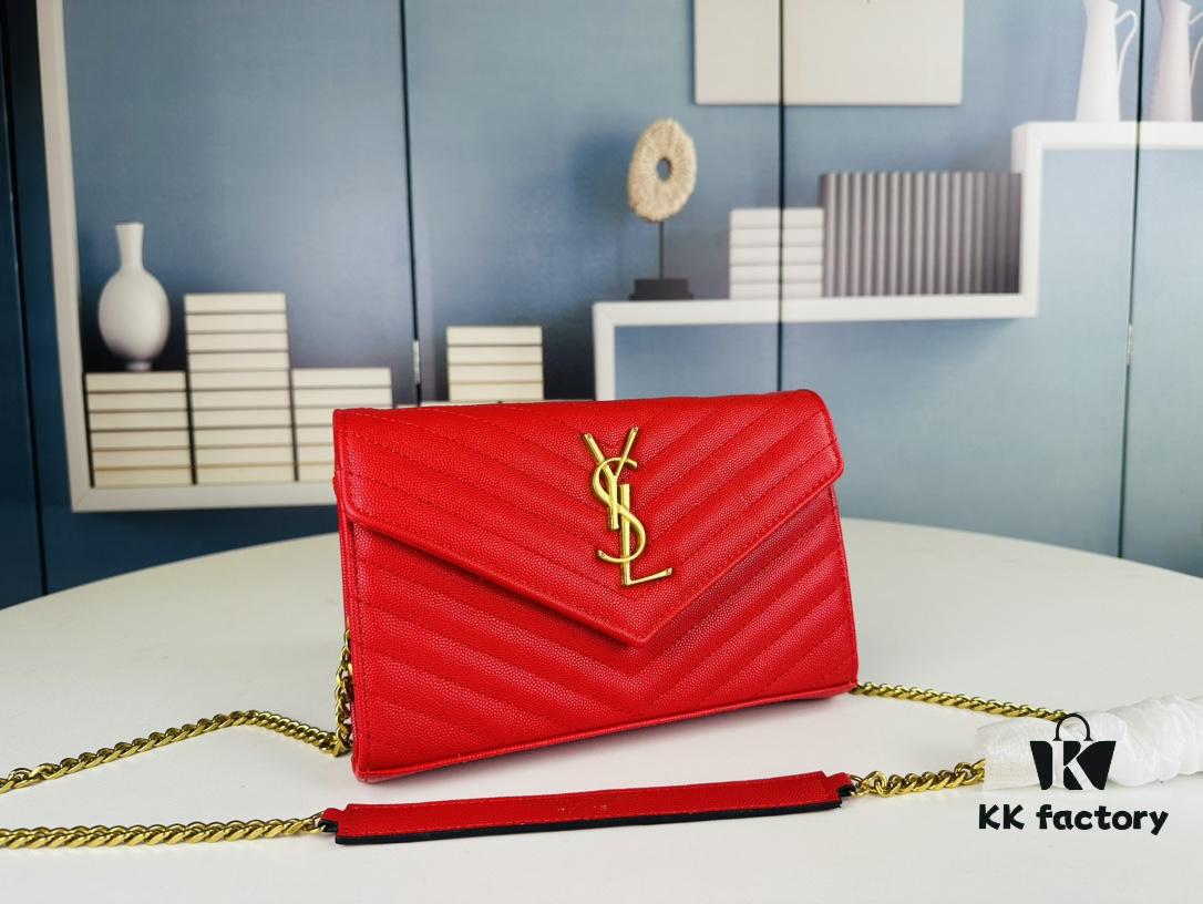 YSL Luxury Caviar Envelope WOC Bag ✨🤍