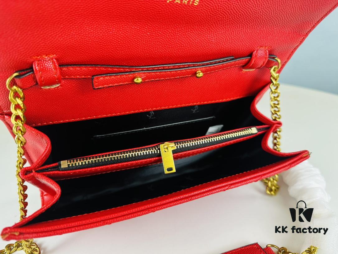 YSL Luxury Caviar Envelope WOC Bag ✨🤍