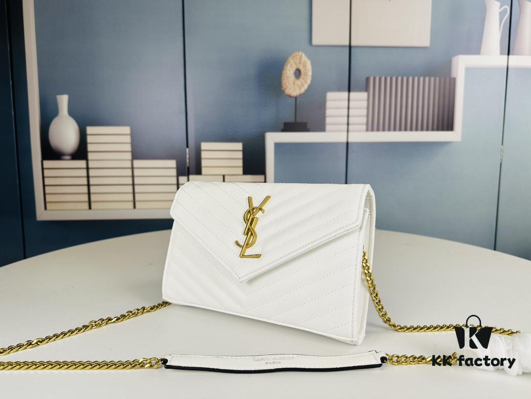 YSL Luxurious Caviar Envelope WOC Bag ✨🤍