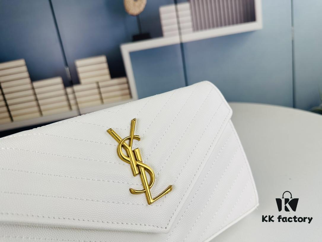 YSL Luxurious Caviar Envelope WOC Bag ✨🤍