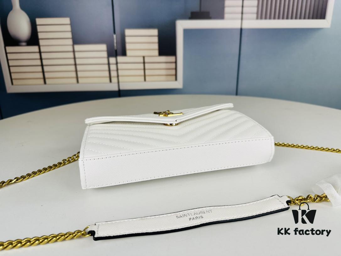 YSL Luxurious Caviar Envelope WOC Bag ✨🤍