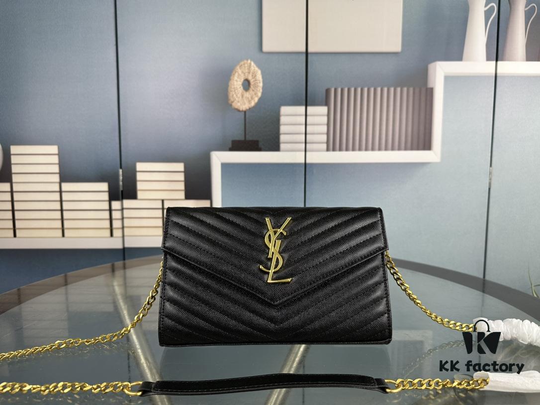 YSL Luxury Caviar Envelope Woc Bag ✨🤍