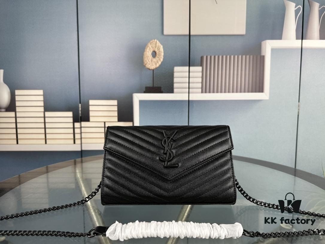 YSL Luxurious Caviar Envelope WOC Bag ✨🤍