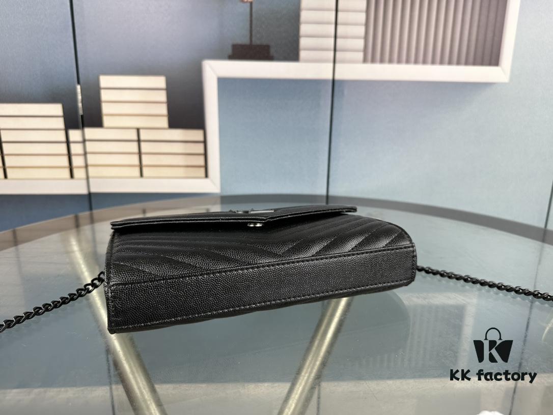 YSL Luxurious Caviar Envelope WOC Bag ✨🤍