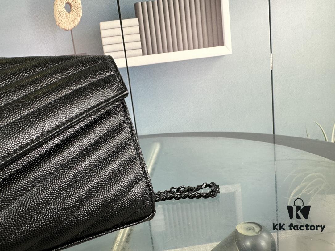 YSL Luxurious Caviar Envelope WOC Bag ✨🤍