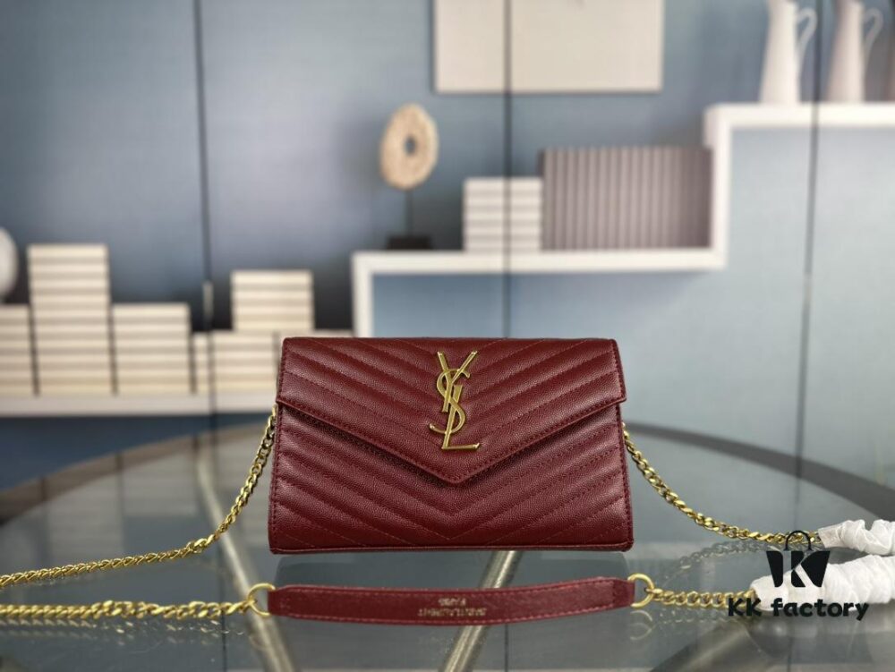 YSL Luxurious Caviar Envelope Woc Bag ✨🤍