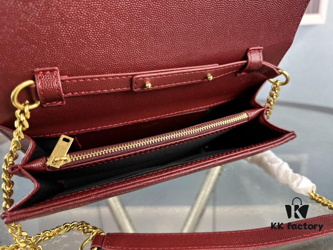 YSL Luxurious Caviar Envelope Woc Bag ✨🤍