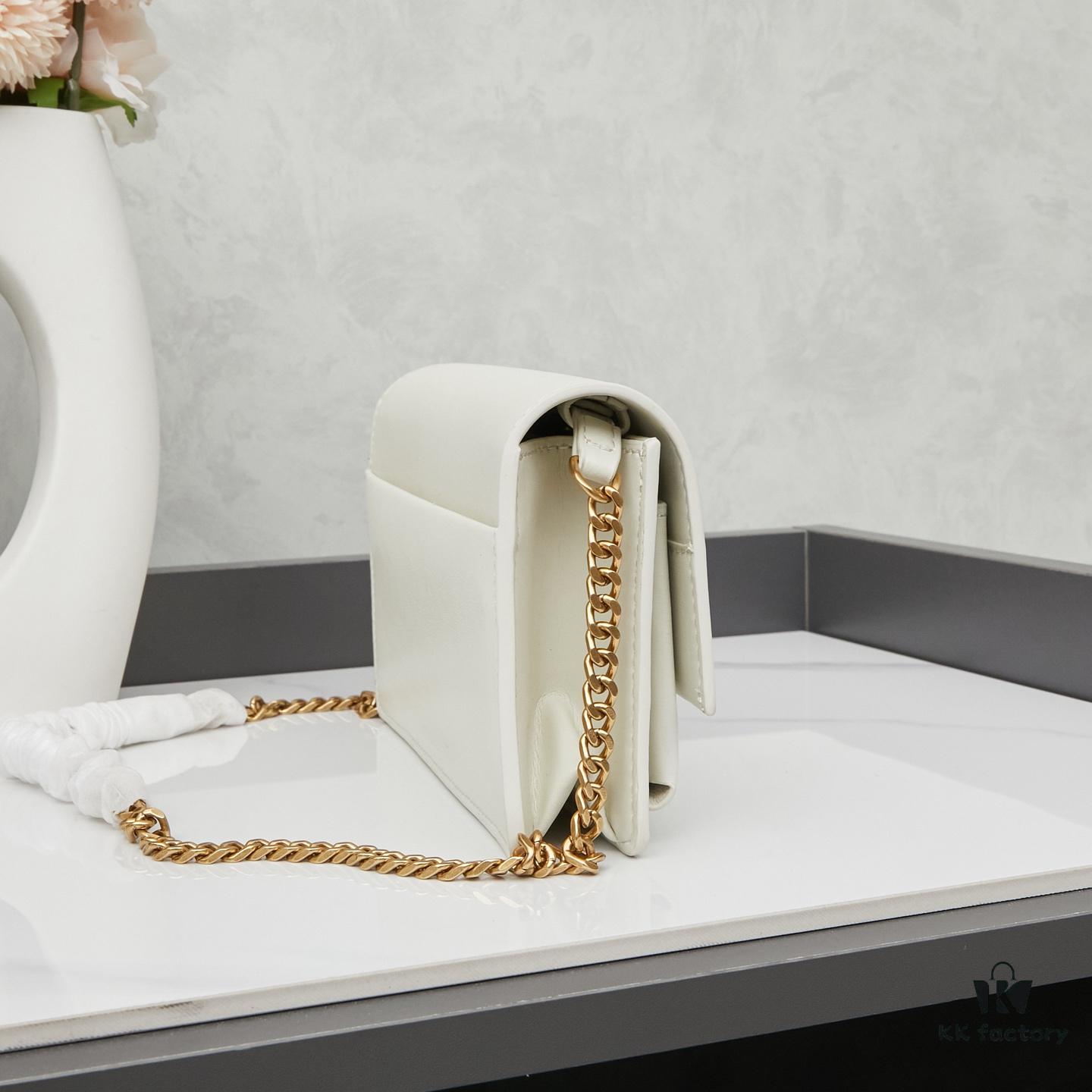 New YSL Classic Chain Bag with Box | Timeless Elegance in Black Leather