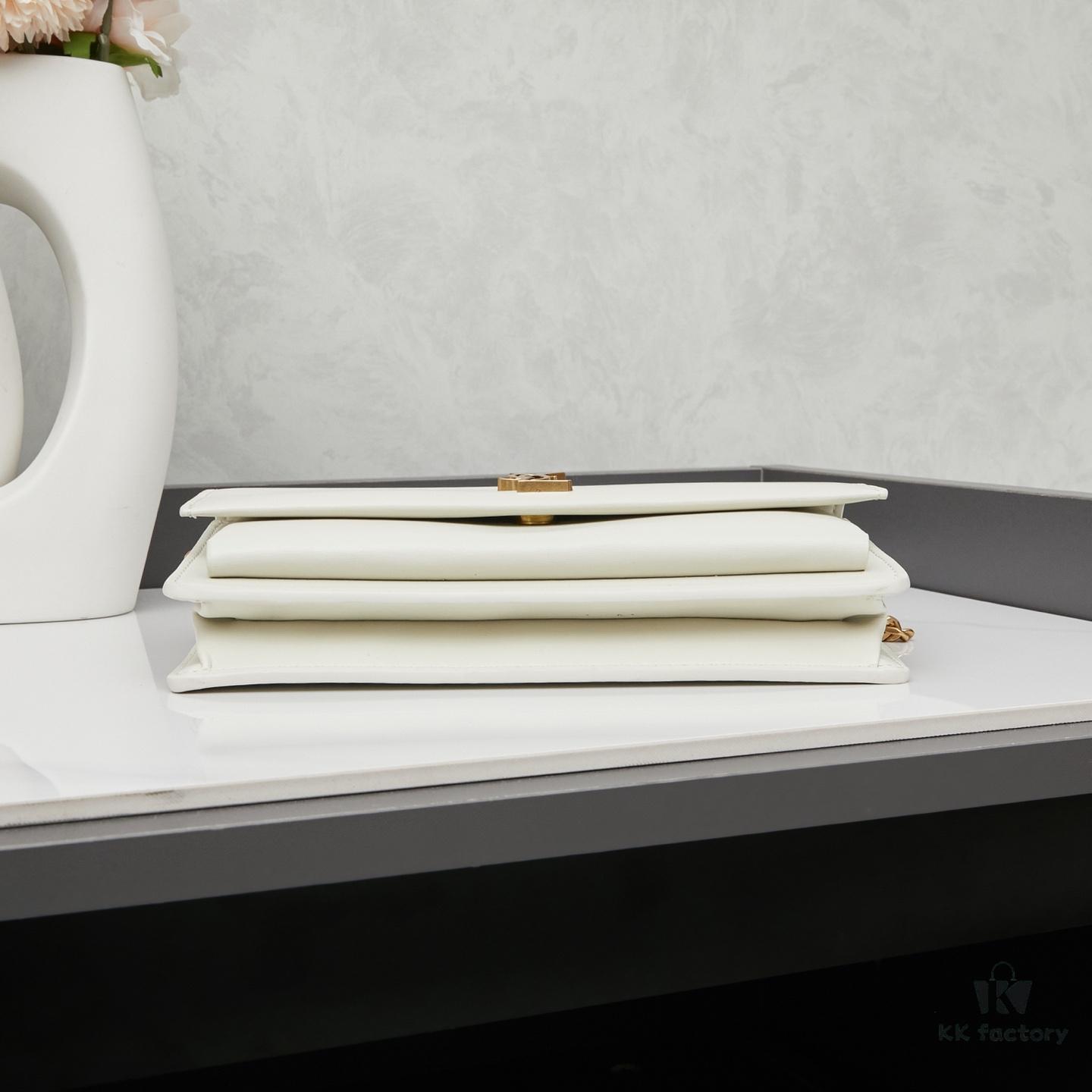 New YSL Classic Chain Bag with Box | Timeless Elegance in Black Leather