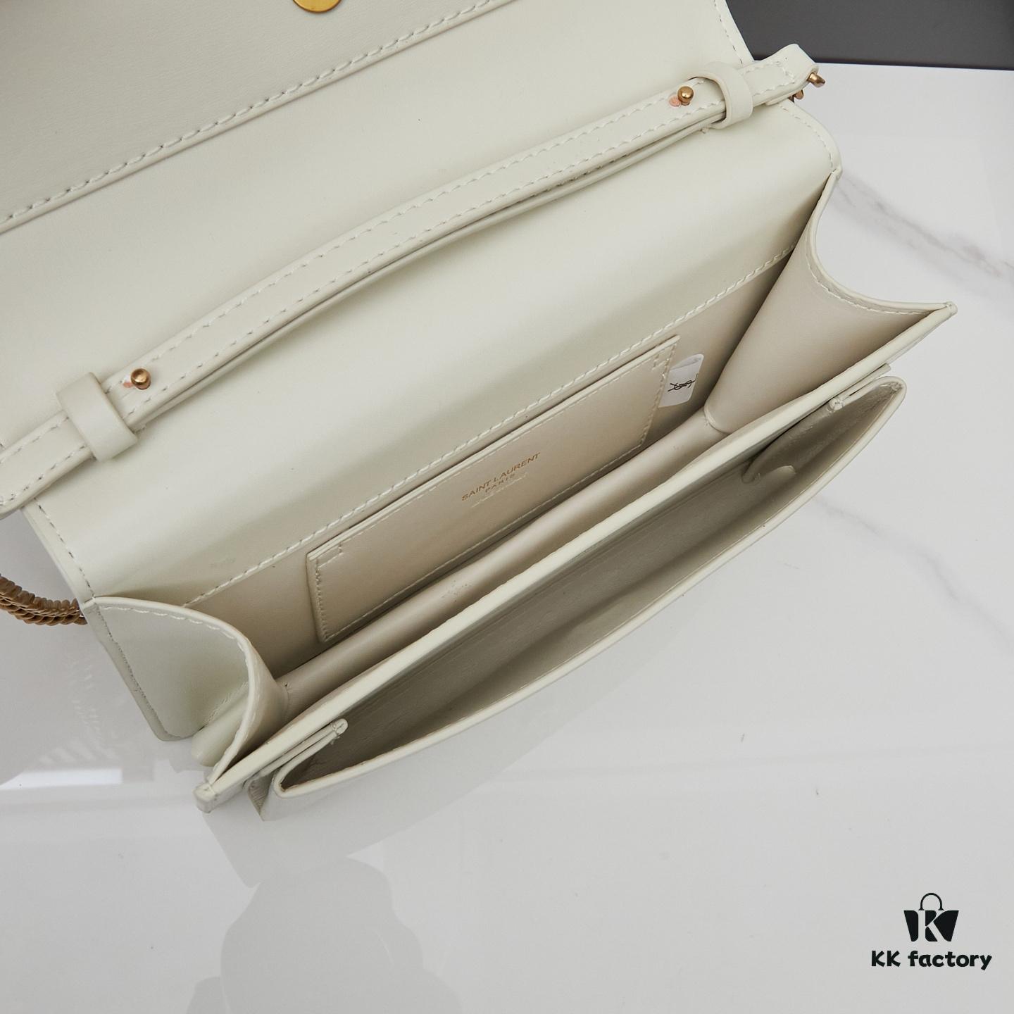 New YSL Classic Chain Bag with Box | Timeless Elegance in Black Leather