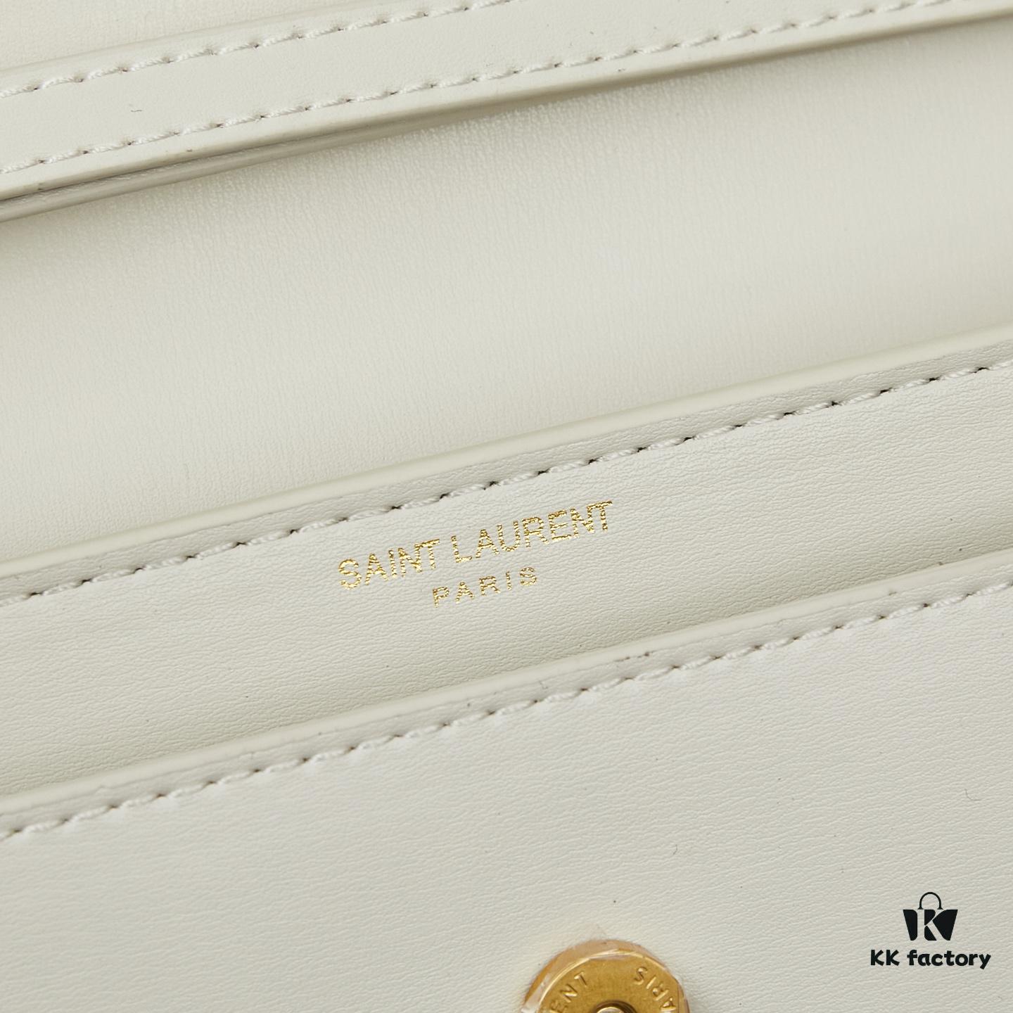 New YSL Classic Chain Bag with Box | Timeless Elegance in Black Leather