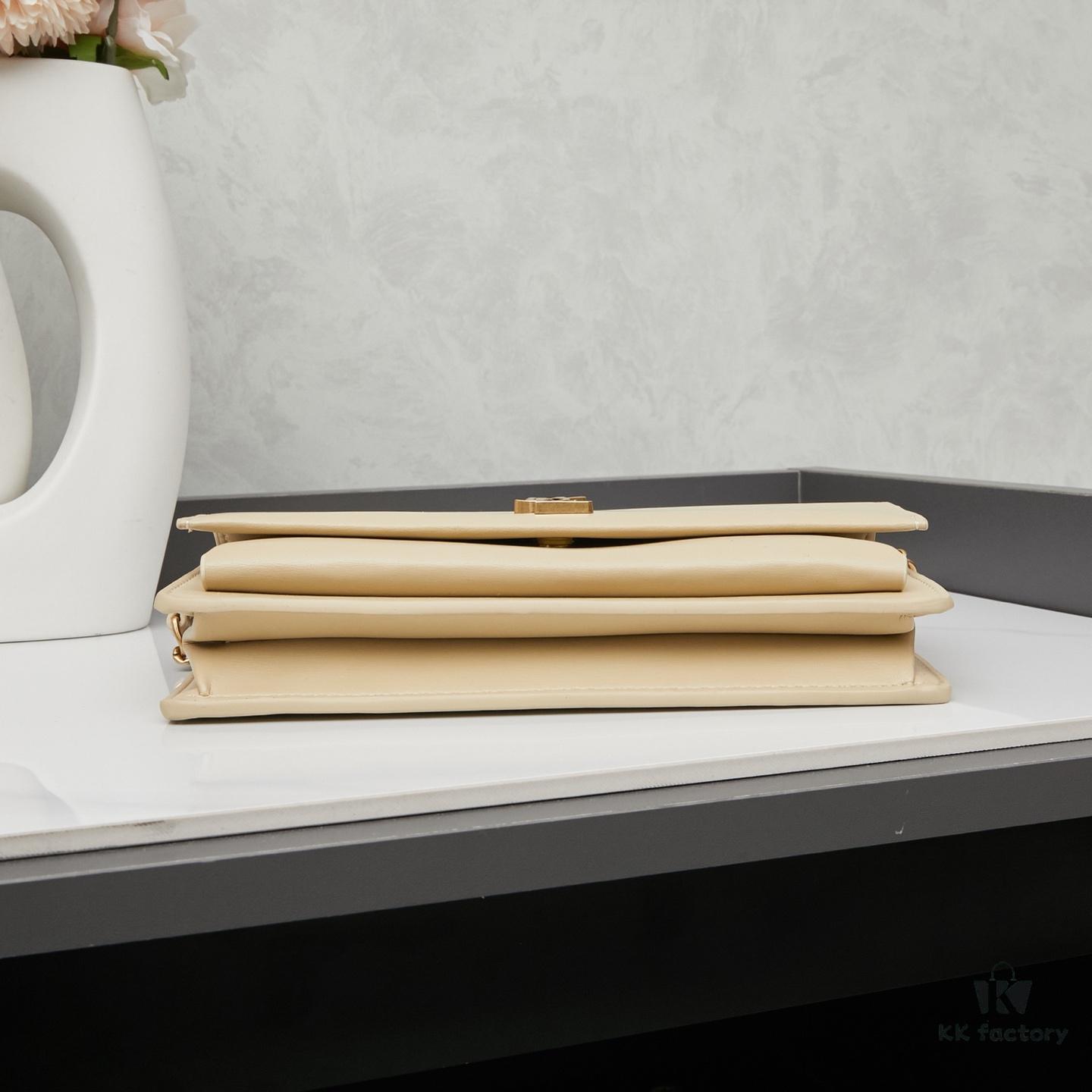 New YSL Classic Chain Bag with Box | Timeless Elegance in Black Leather