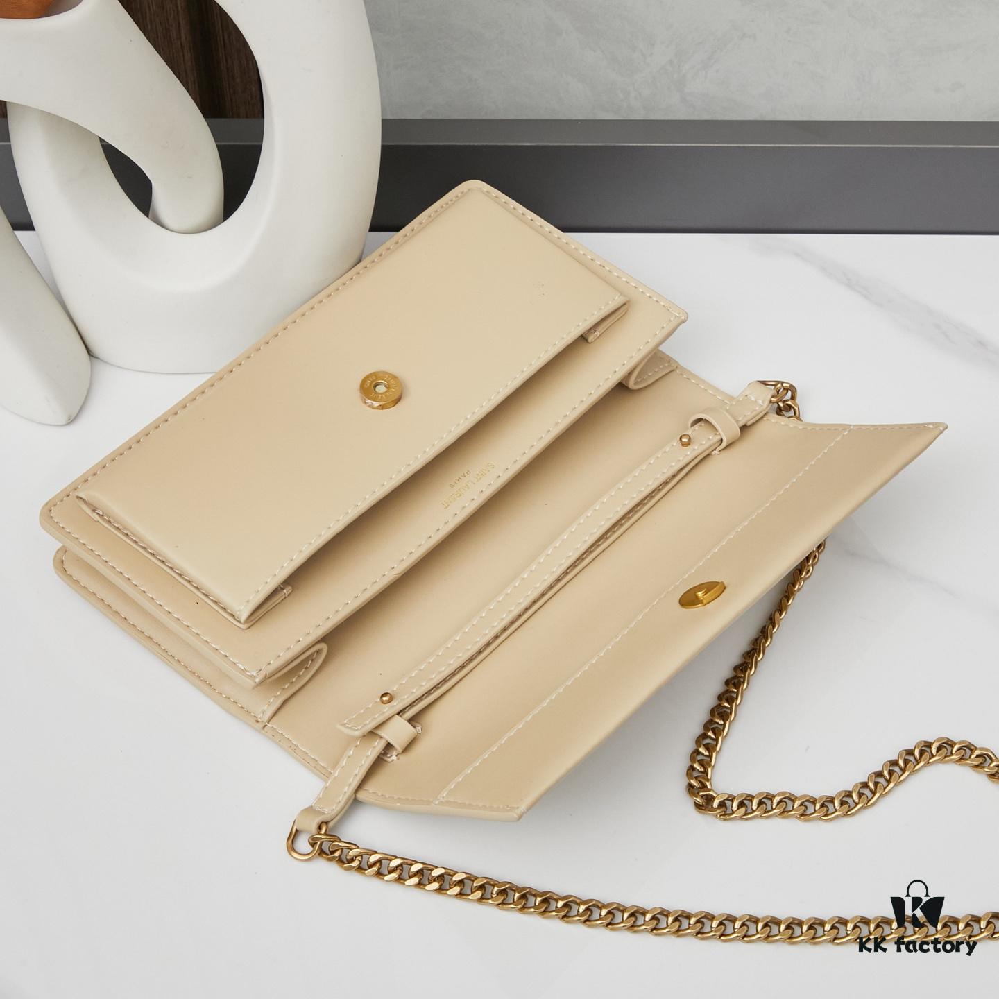 New YSL Classic Chain Bag with Box | Timeless Elegance in Black Leather