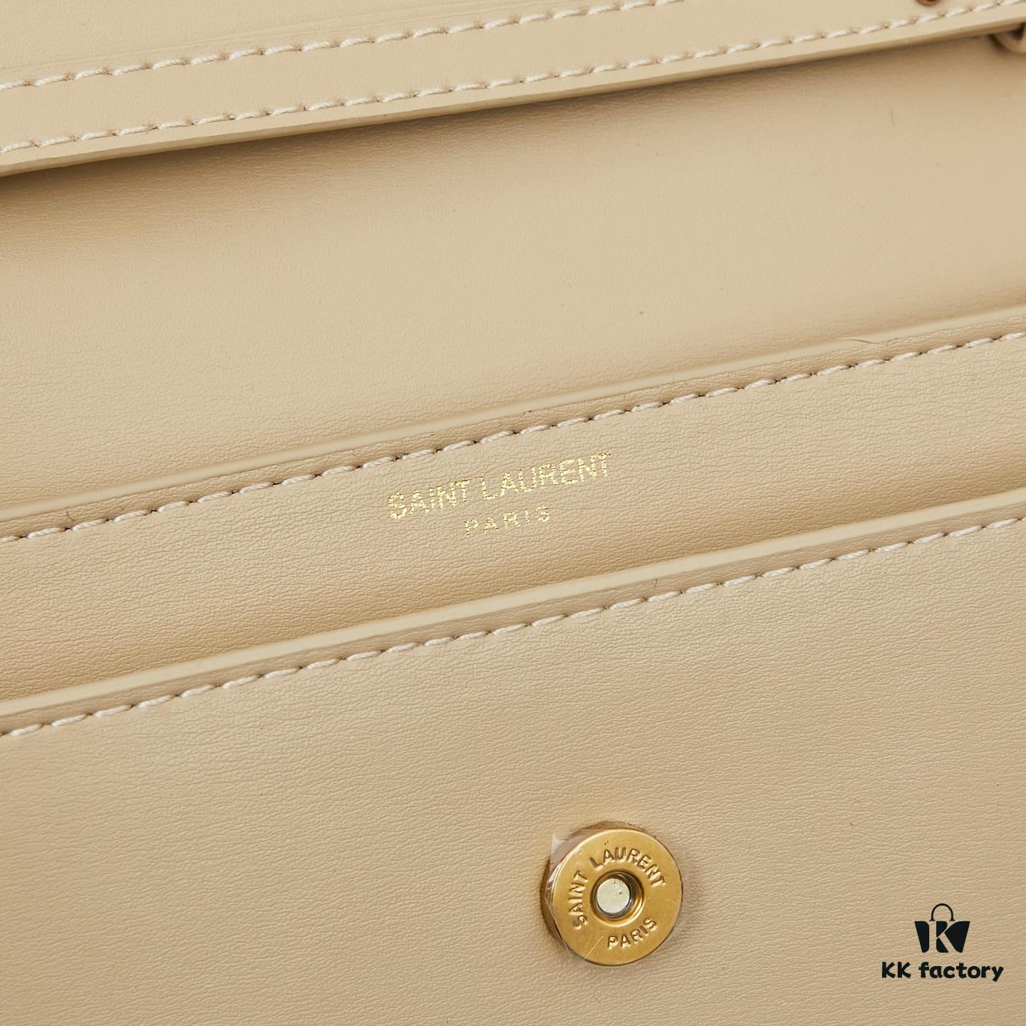 New YSL Classic Chain Bag with Box | Timeless Elegance in Black Leather