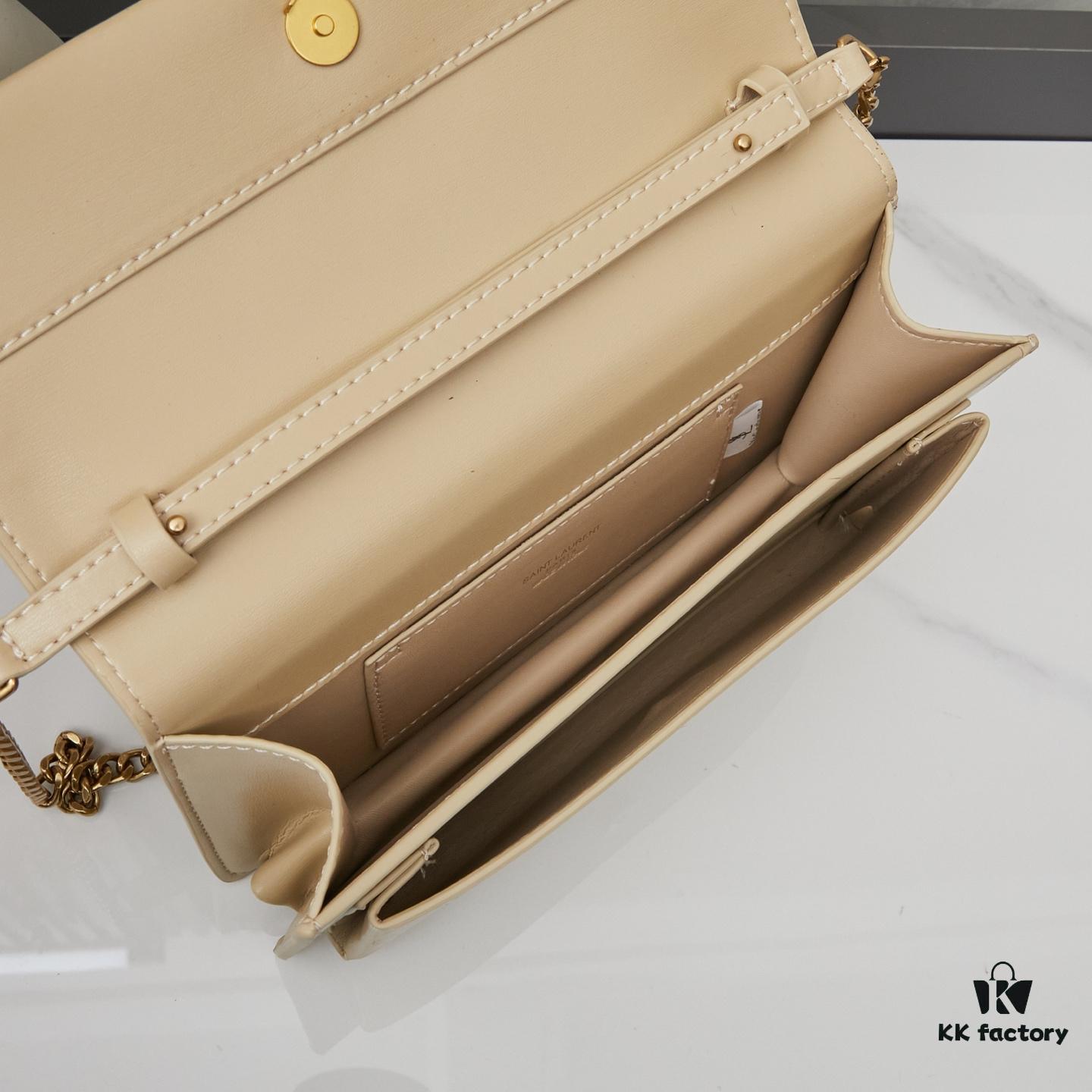 New YSL Classic Chain Bag with Box | Timeless Elegance in Black Leather