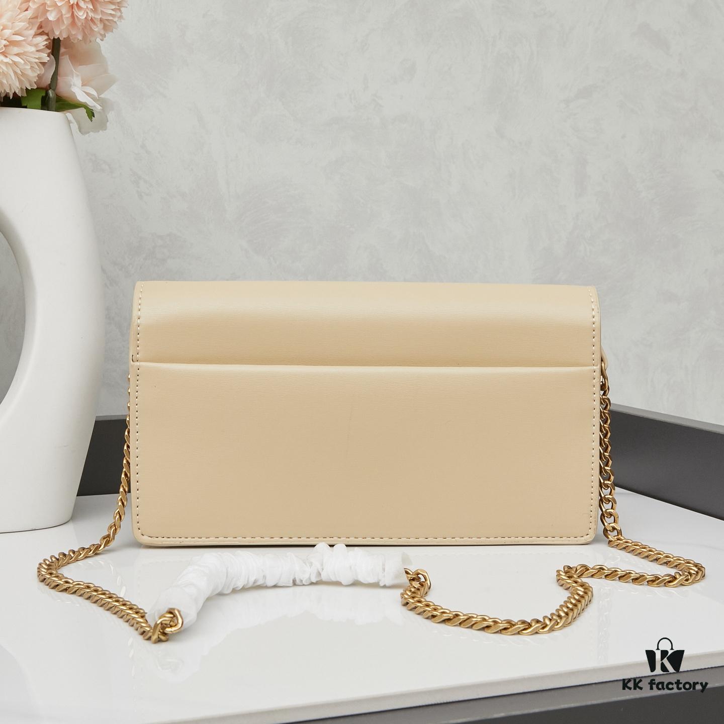 New YSL Classic Chain Bag with Box | Timeless Elegance in Black Leather
