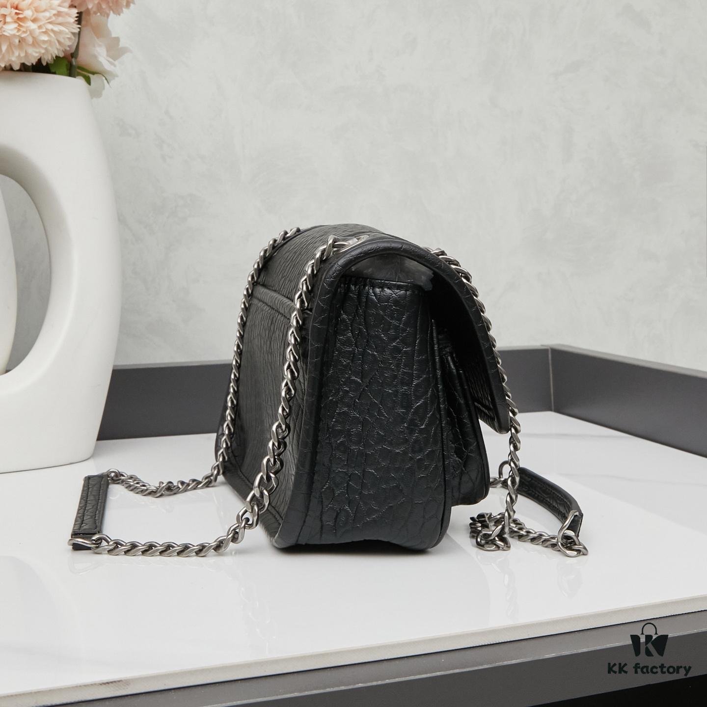 New Arrival with Box 💰 YSL Saint Laurent Niki Grainy Leather Mini Shoulder Bag