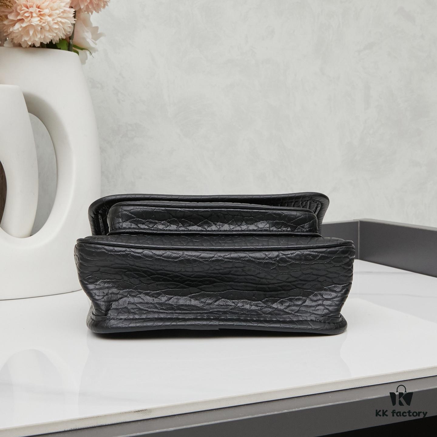 New Arrival with Box 💰 YSL Saint Laurent Niki Grainy Leather Mini Shoulder Bag