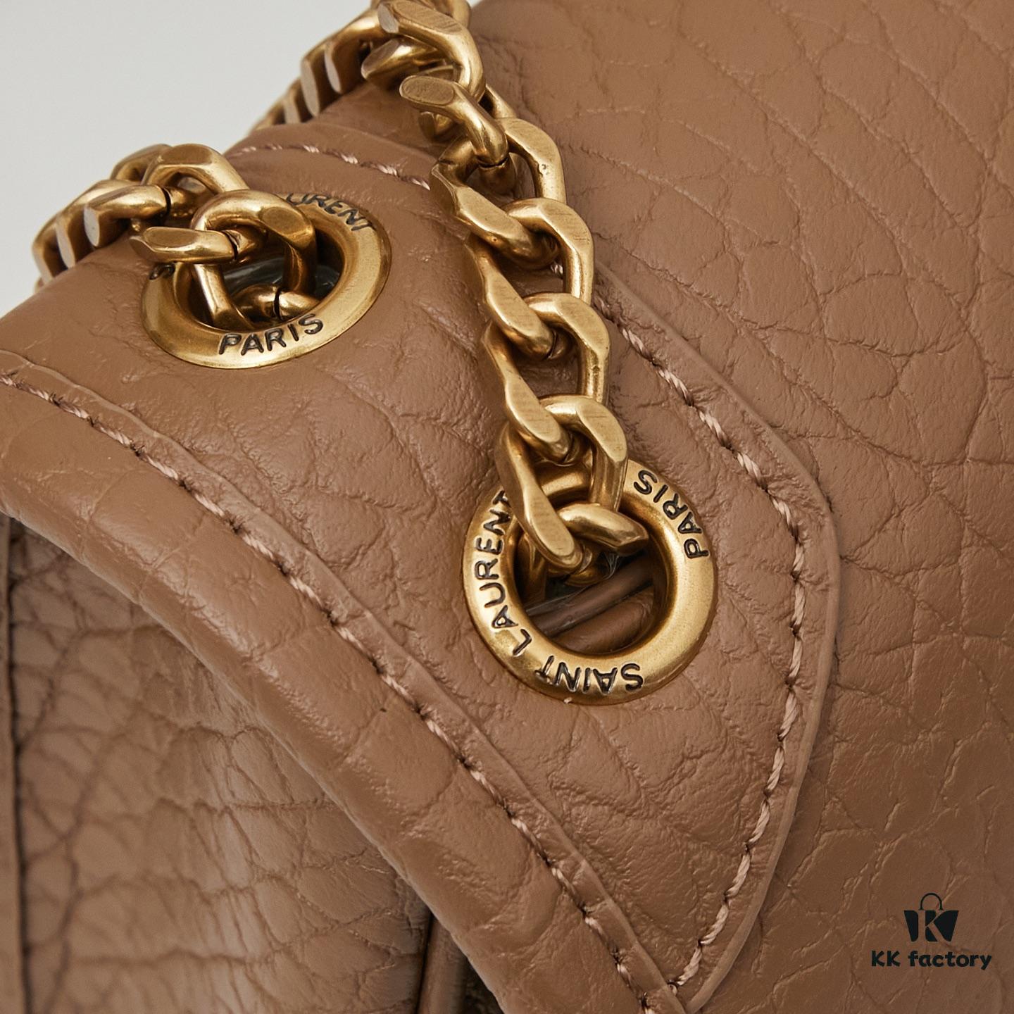 New Arrival with Box 💰 YSL Saint Laurent Niki Grained Leather Mini Shoulder Bag