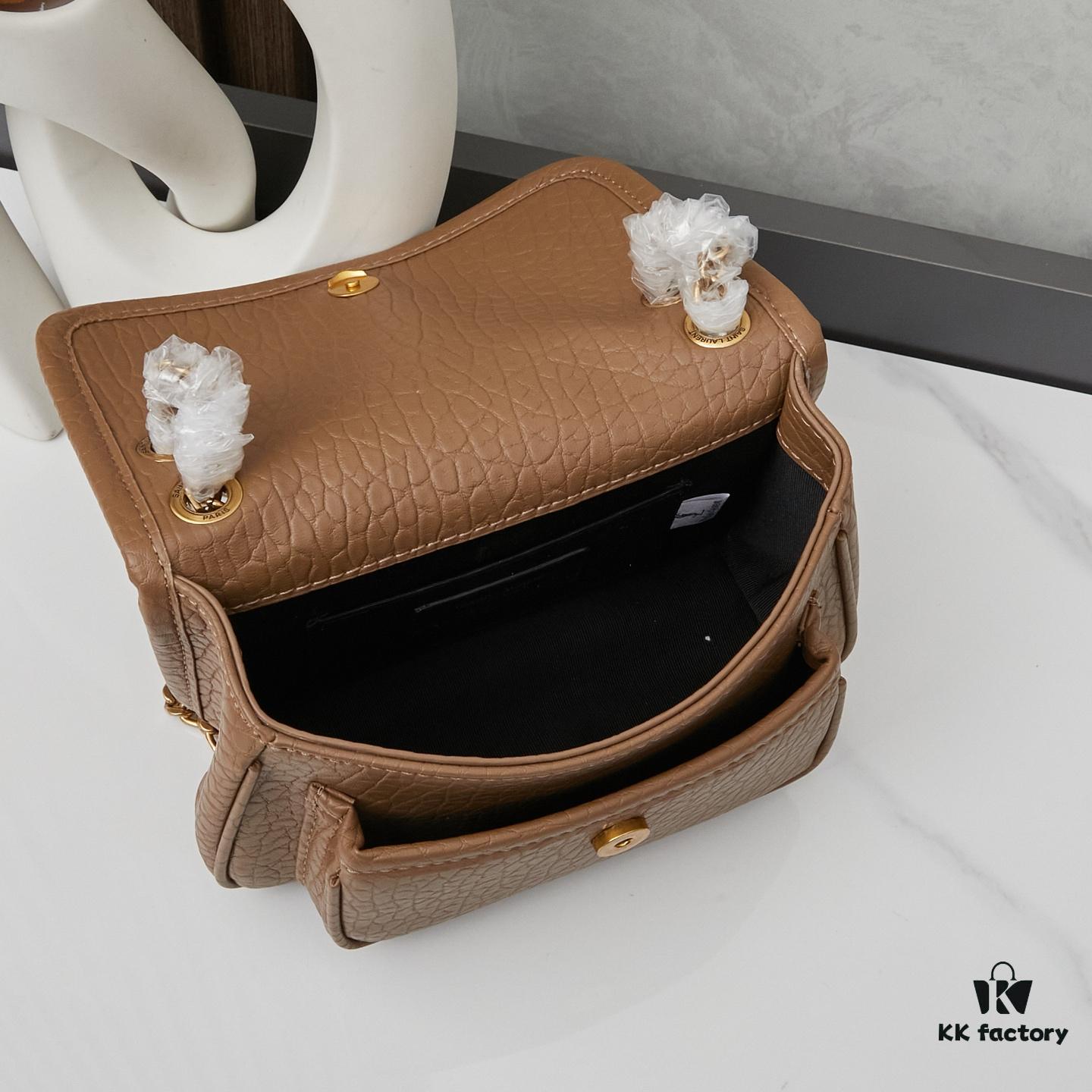 New Arrival with Box 💰 YSL Saint Laurent Niki Grained Leather Mini Shoulder Bag