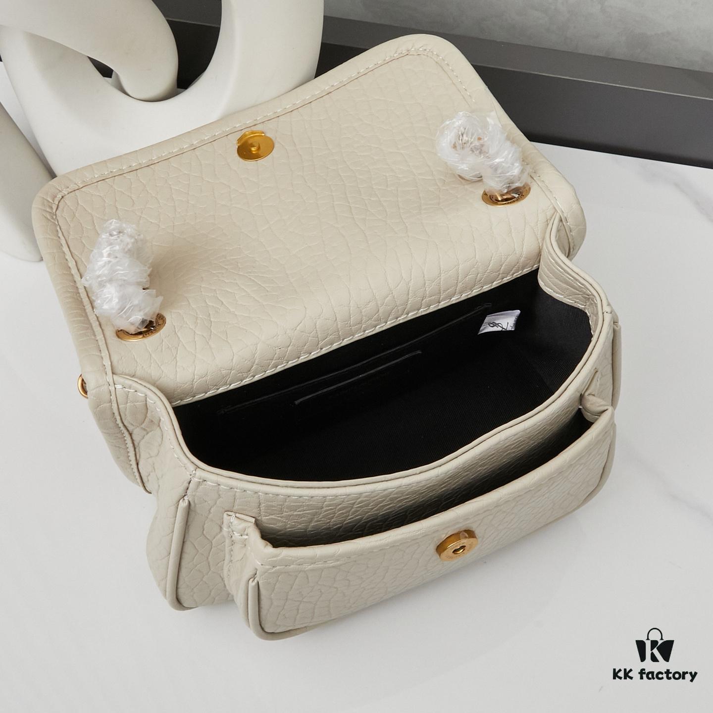 New Arrival with Box 💰 YSL Saint Laurent Niki Grained Lambskin Mini Shoulder Bag