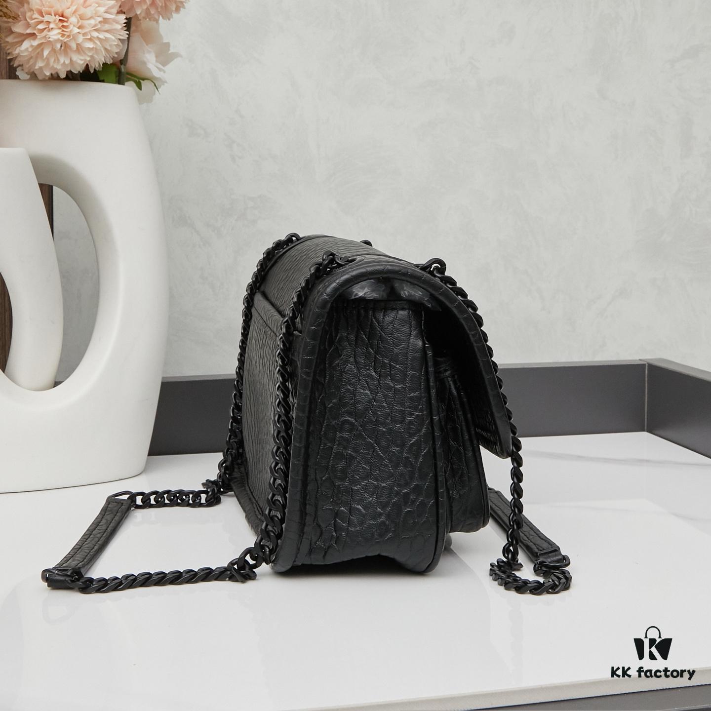 New Arrival with Box 💰 YSL Saint Laurent Niki Grained Lambskin Mini Shoulder Bag