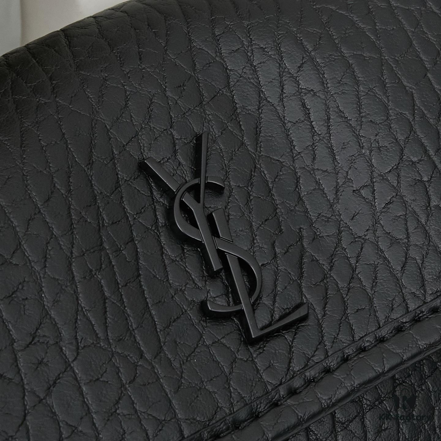 New Arrival with Box 💰 YSL Saint Laurent Niki Grained Lambskin Mini Shoulder Bag