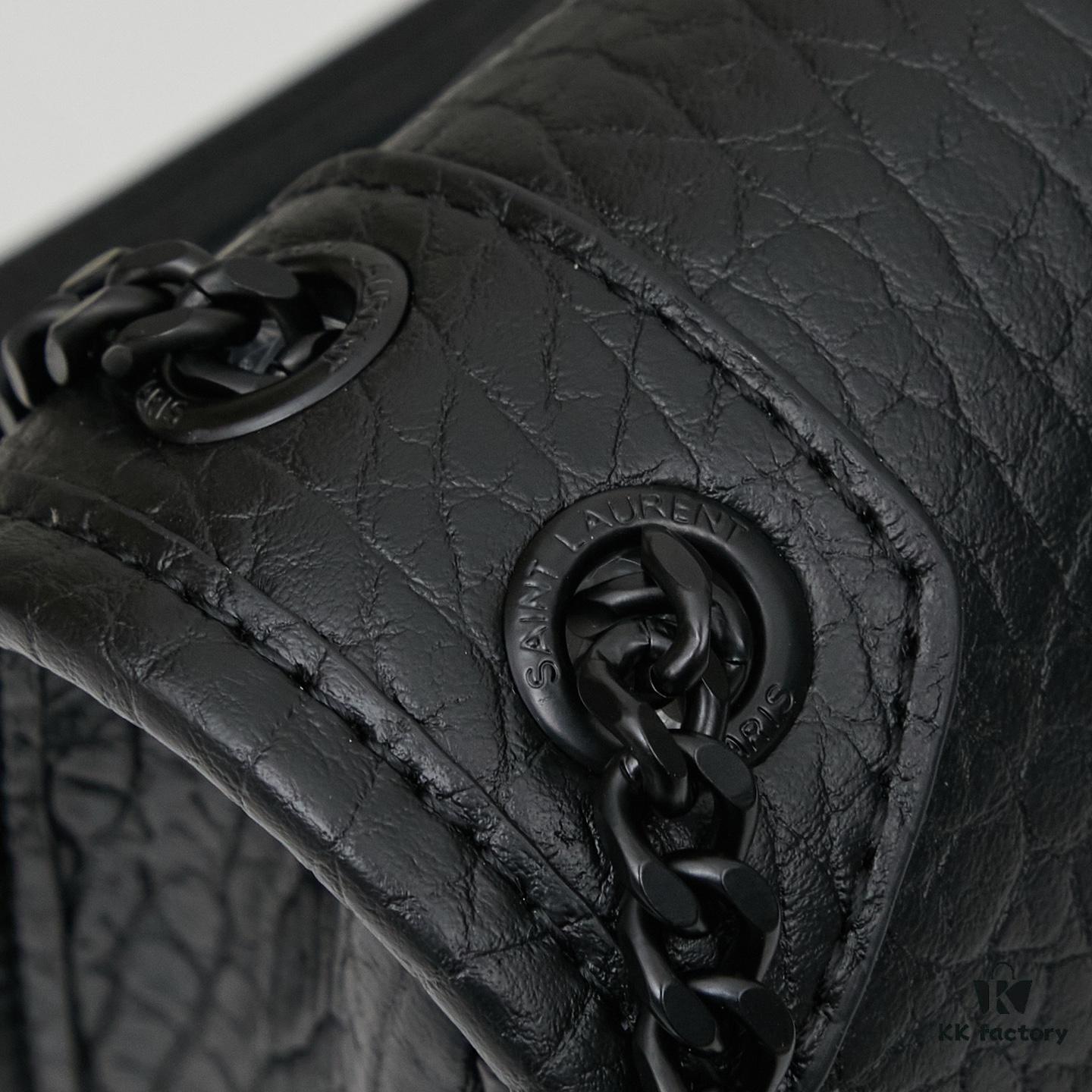 New Arrival with Box 💰 YSL Saint Laurent Niki Grained Lambskin Mini Shoulder Bag