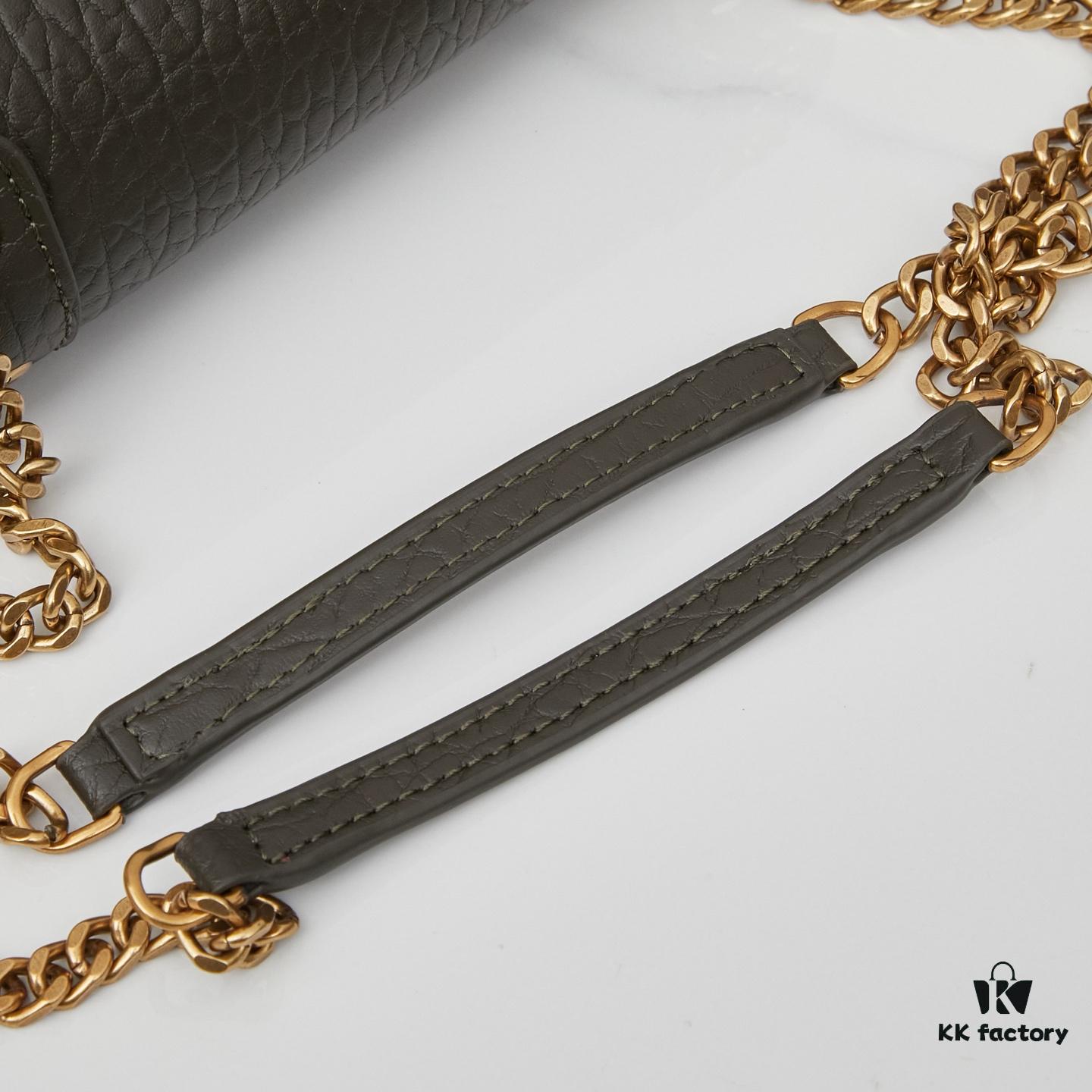 New Arrival with Box 💰 YSL Saint Laurent Niki Grained Lambskin Mini Shoulder Bag