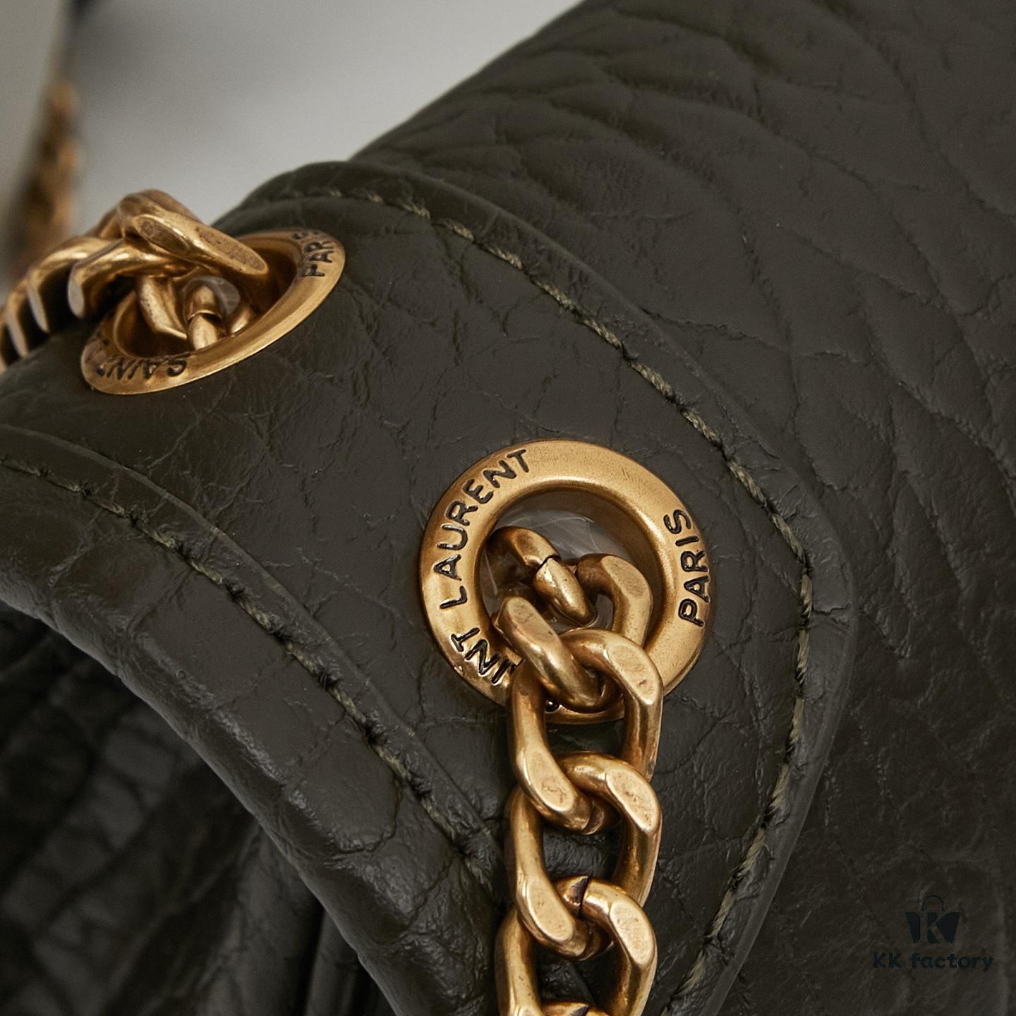 New Arrival with Box 💰 YSL Saint Laurent Niki Grained Lambskin Mini Shoulder Bag