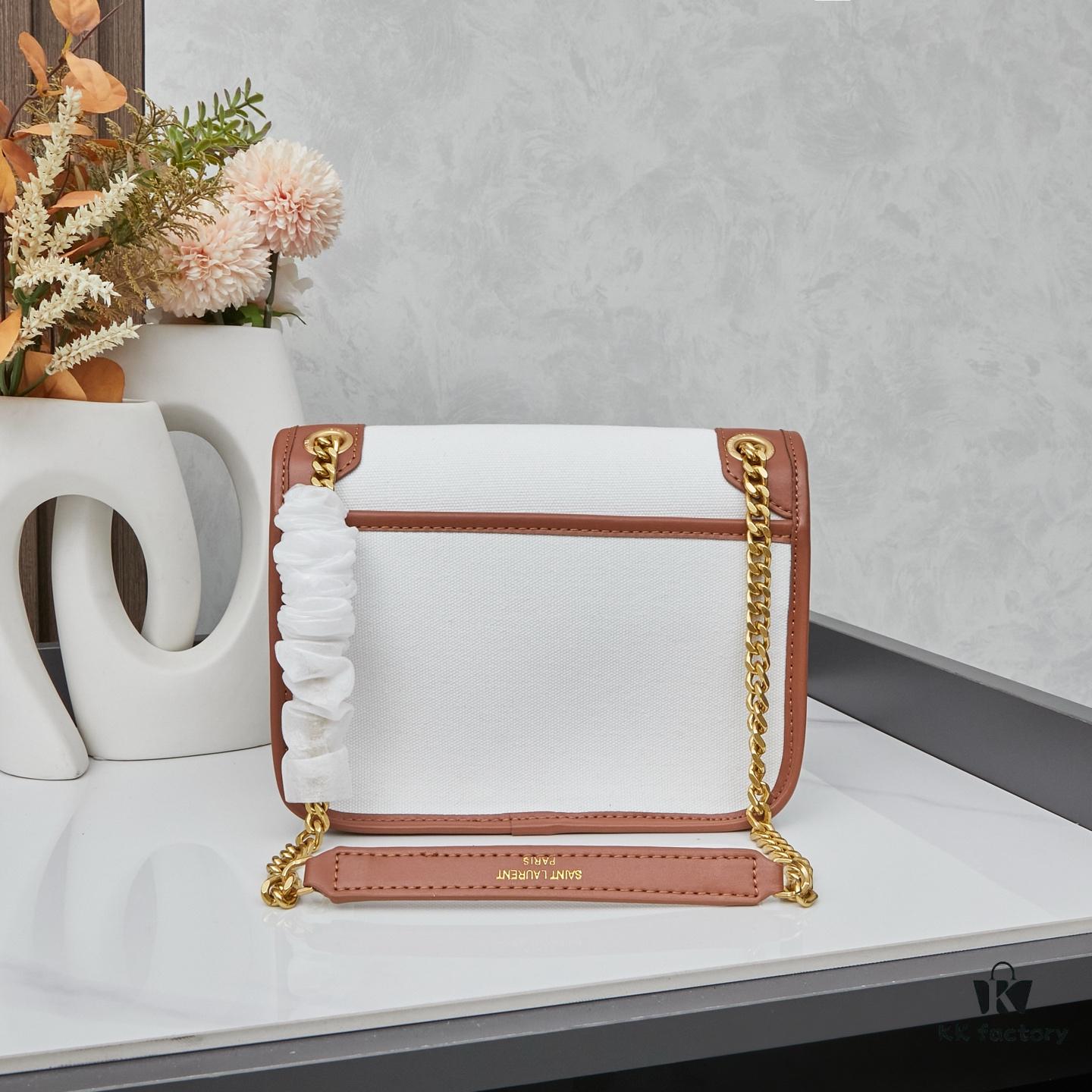 New Arrival Small YSL Niki Bag with Box - Latest Linen-Style Crossbody Shoulder Bag