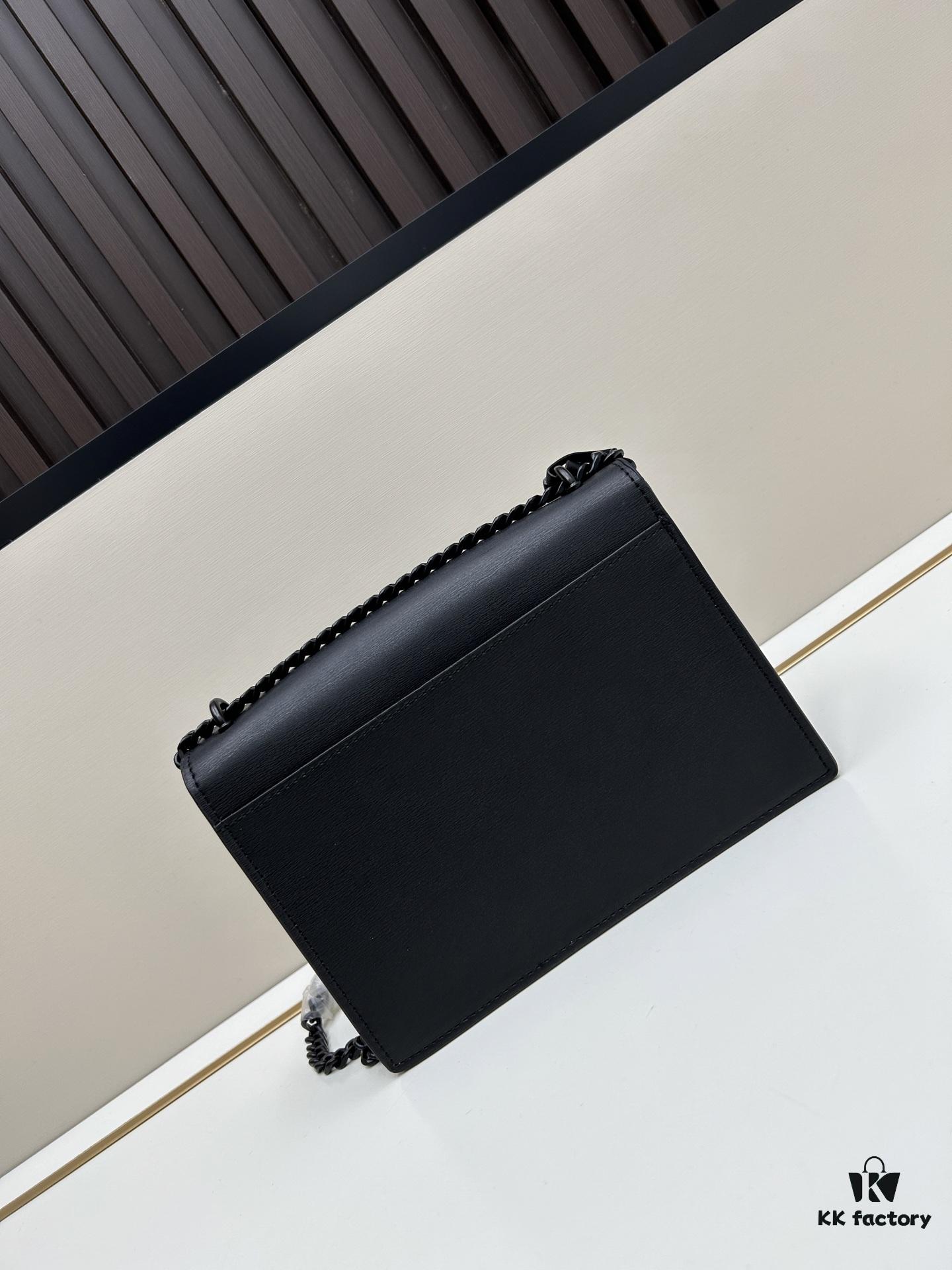 New Arrival with Box 💰 YSL Sunset Chain Bag, Smooth Fine Grain Calfskin