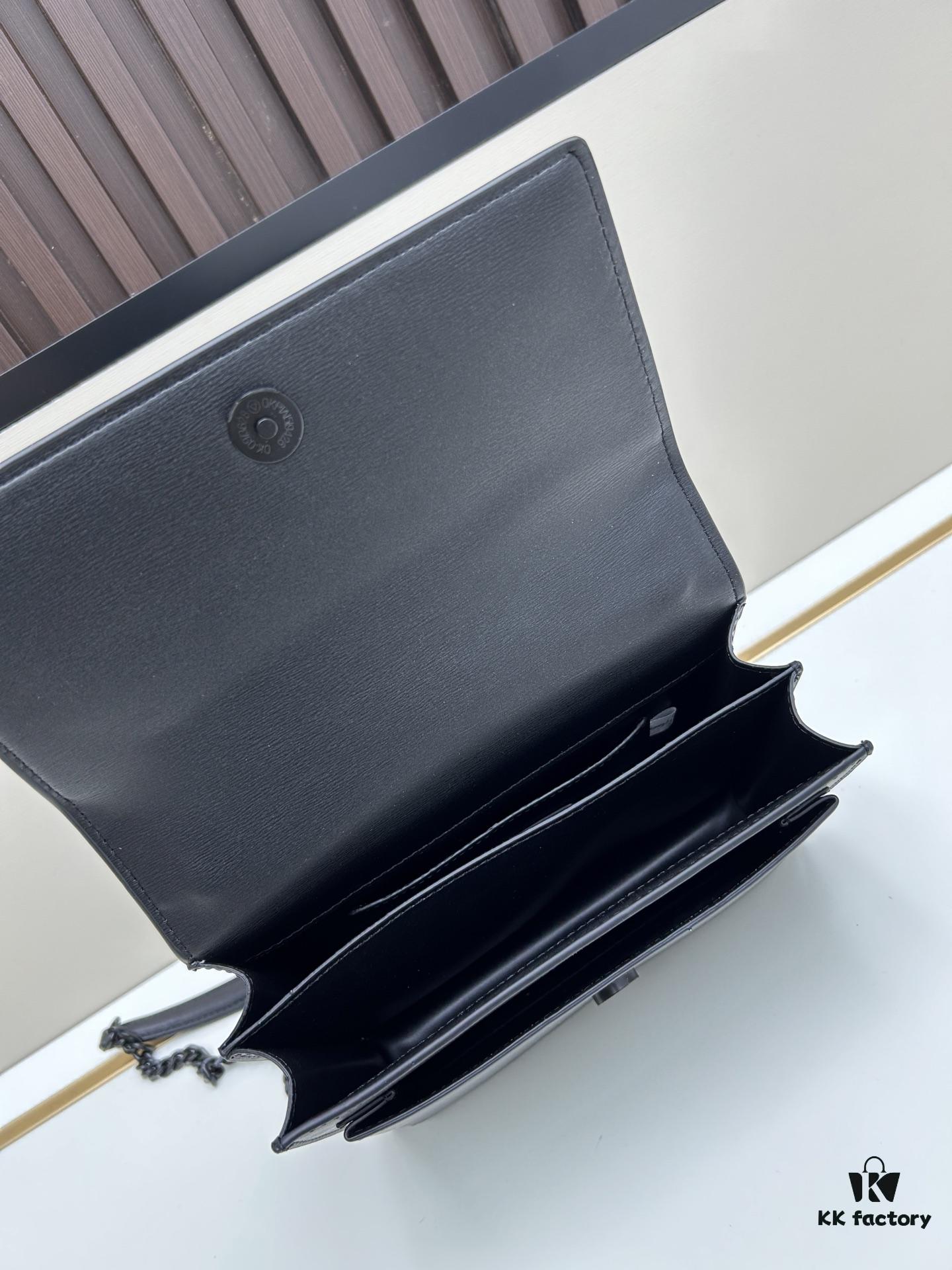 New Arrival with Box 💰 YSL Sunset Chain Bag, Smooth Fine Grain Calfskin