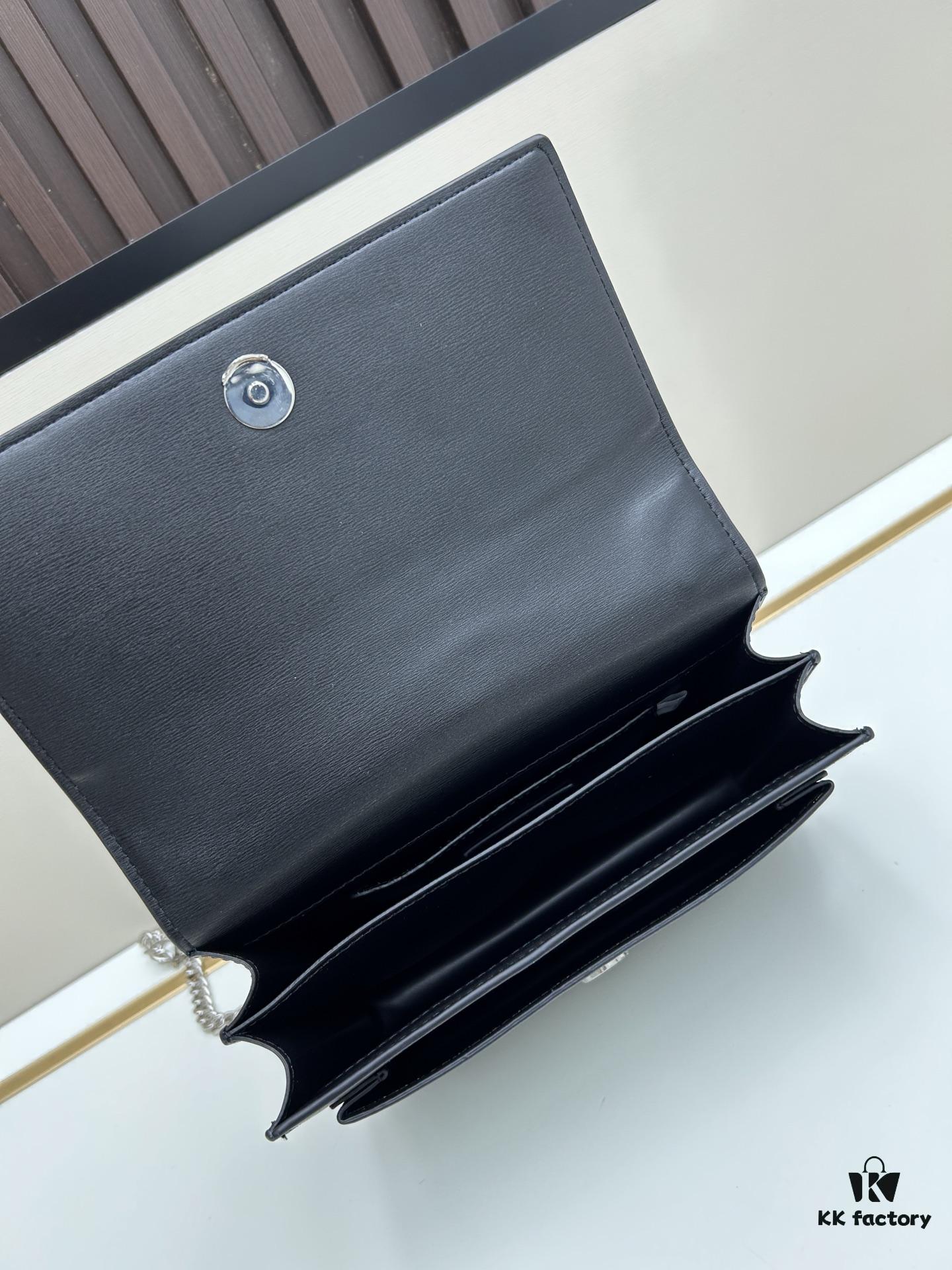 New Arrival with Box 💰 YSL Sunset Chain Bag, Smooth Fine Grain Calfskin